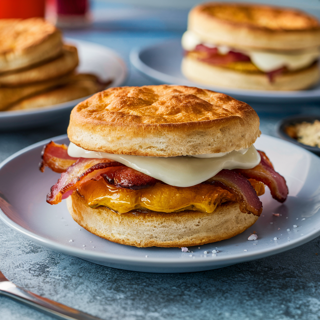 Buttermilk Breakfast Biscuit with Bacon