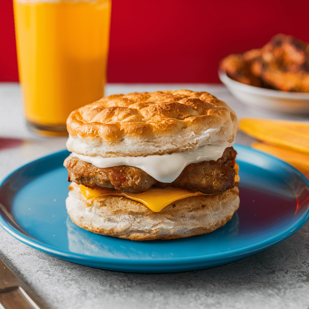 Buttermilk Breakfast Biscuit with Sausage